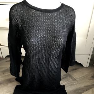 Coin 1804 Knit Dress Black Women's Size L